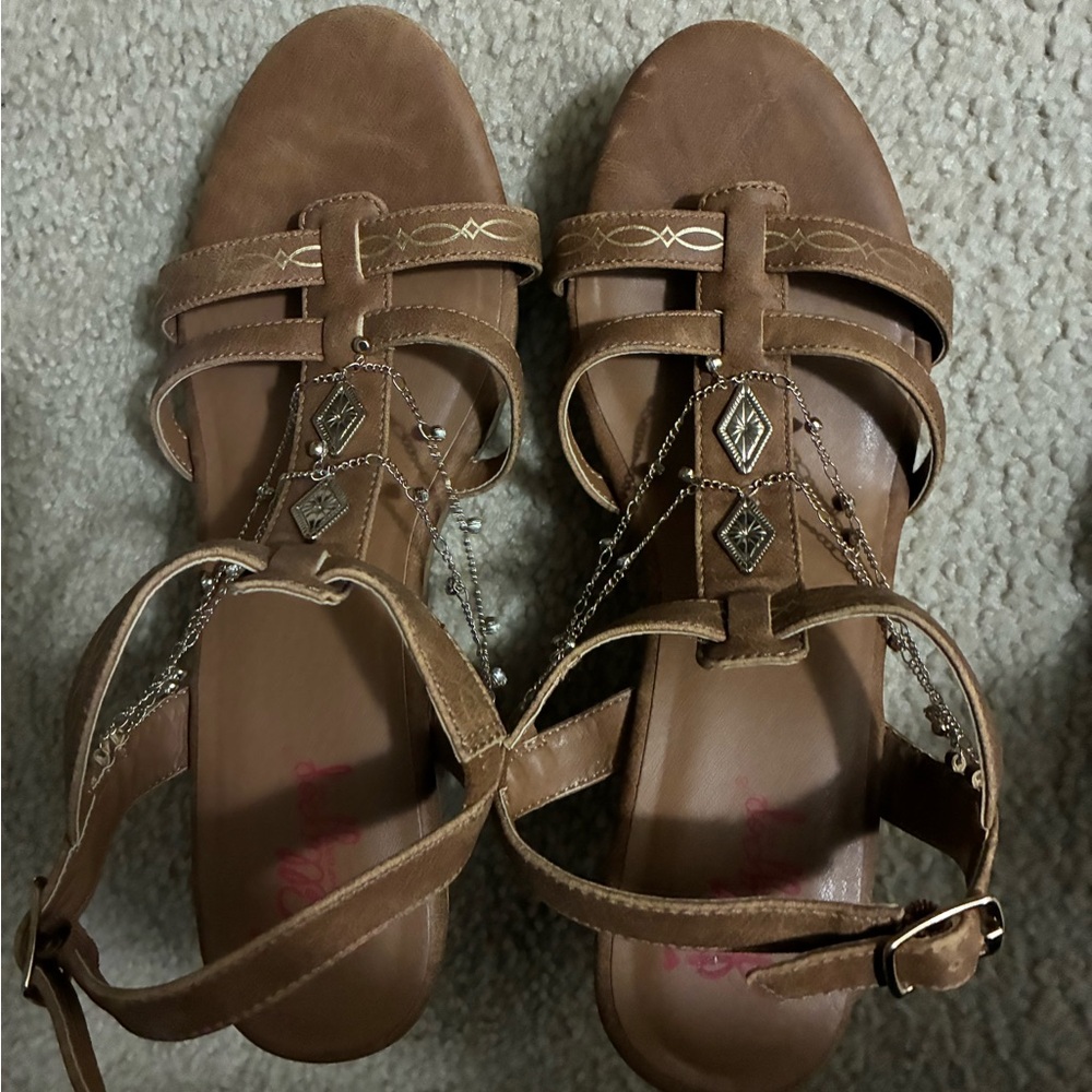 Brown Strappy Sandals